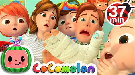Boo boo song cocomelon - Hush Little JJ! In this nursery rhyme for kids compilation, sing along to songs such as 'Pizza Song', 'Old Macdonald', 'If You're Happy and You Know It', and...